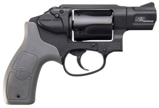 Buy Smith & Wesson 638 Bodyguard 38 Special Crimson Trace, .38 Special +P, 1.875" Barrel, 5rd, Gray Grips, Black Frame/Cylinder