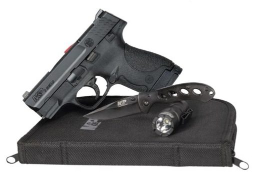 Buy Smith & Wesson M&P9 Shield 9mm *CA* EDC Kit, 3.1" Barrel, Fixed Sights, Black, 2x 8rd