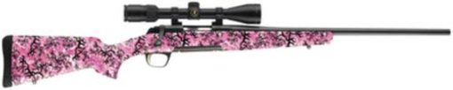 Buy Browning X-Bolt Micro Bolt 7mm-08 Rem 20" Barrel, BuckThorn Pink Stock Blued, 4rd