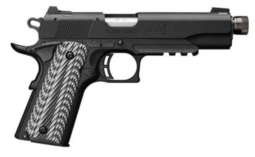 Buy Browning 1911-22 Black G10 Grips 4.8' Threaded Barrel, Silerncer Ready