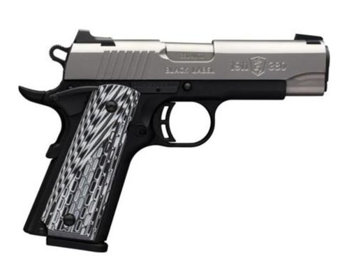 Buy Browning 1911-380 Black Label Pro Compact Single 380 ACP, SS, G10, Night Sights