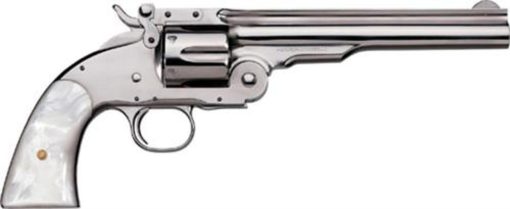 Buy Uberti 1875 No. 3 2nd Model Top Break, .45 Colt, 5", Nickel/Pearl Grip