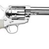 Buy Traditions 1873 Single Action Revolver, .357 Mag/.38 Special, 4.75", Nickel/White Grips