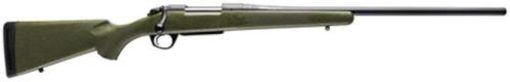 Buy Bergara B-14 Hunter 300 Win Mag 24" Barrel Matte Blue Finish Detachable Box Magazine Synthetic Stock Green With Tan/Black Flecks 3rd