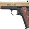 Buy Chiappa Firearms 1911, 22LR, 5" Barrel, 10rd, Hogue Rubber Grip, Tan Slide