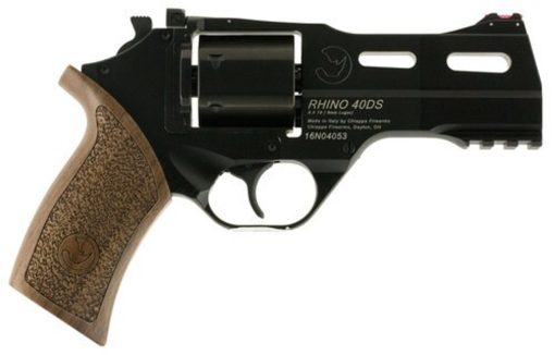 Buy Chiappa Rhino 40DS, 9mm, 4" Barrel, 6rd, Walnut Grip, Black