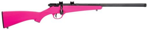 Buy Savage Rascal FV-SR Youth Action Rifle, 22 LR, 16.125" Barrel, Pink Stock