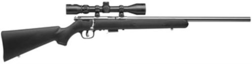 Buy Savage 93 FVSS XP with Scope Bolt 22 WMR 21" Barrel, Synthetic Black Stock Stai, 5rd