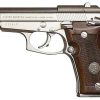 Buy Beretta 85F .380 ACP, Double Action, Nickel, Wood Grips, 8rd