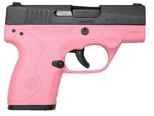 Buy Beretta Nano 9mm 3" Barrel Fixed Sights, Black Matte/Rosa Pink Frame, 8rd Mag