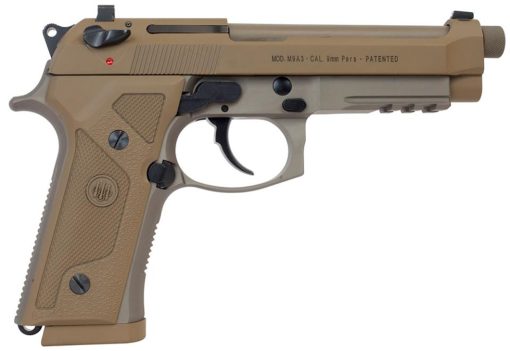 Buy Beretta M9A3 9mm, 4.9" Barrel, Flat Dark Earth, Ambi Safety, 10rd