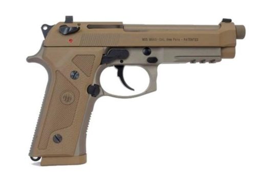 Buy Beretta M9A3 9mm, 5.2" Threaded Barrel, Alloy Frame, Flat Dark Earth, Tritium Night Sights, Ambidextrous Safety, 3 Magazines, 17 Rounds