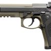 Buy Beretta M9A3 9mm, 5.1" Barrel, Black Slide, Green Frame, 10rd