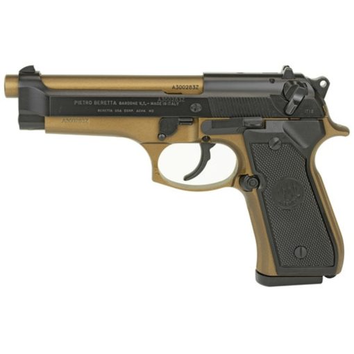 Buy Beretta 92FS 9MM, 4.9" Barrel Burnt Bronze Finish Ambi Safety 3 Dot Sights 2- 15rd Mags