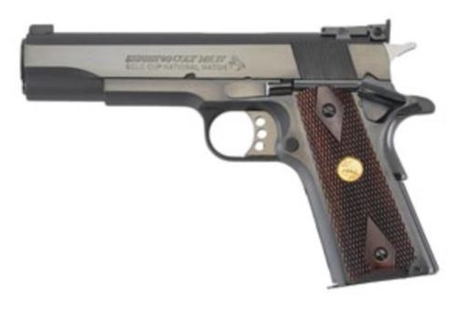 Buy Colt 1911 Gold Cup National Match, 5" 45 ACP, Adjustable Sights, Blue