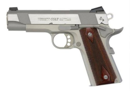 Buy Colt 1911 Govt XSE Series 9mm, 5", Stainless Steel, Rosewood Grips