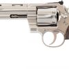 Buy Colt Python 357 Mag, 6" Barrel, Stainless Finish & Frame, Walnut Grips Red Ramp Front/Adjustable Rear, 6rd