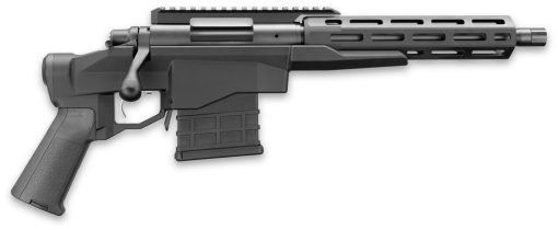 Buy Remington 700-CP, Bolt, 308 Winchester, 12.5" Barrel, Alloy, Black, 10Rd, Threaded, M-Lok, Thumb Safety, Pistol Brace Included