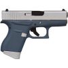 Buy Glock G43 9mm, 3.39" Barrel, Fixed Sights, Silver/Purple Satin, 6rd