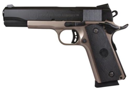 Buy Rock Island Armory M1911-A1 Tactical 45 ACP 5" Two-Tone 8 Round