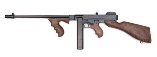 Buy Auto Ordnance Thompson Model 1927A-1 Deluxe 45 ACP Carbine 16.5" Barrel Blue Finish Walnut Stock 30rd