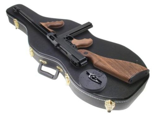 Buy Auto Ordnance Thompson Model 1927A-1 Deluxe 45 ACP Carbine 16.5" Barrel Blue Finish Violin Case Walnut Stock 10rd