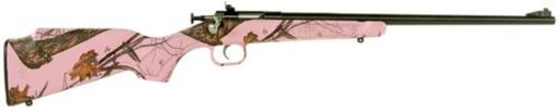 Buy Keystone Crickett 22LR, 16.12", Bolt Action, Mossy Oak Pink Blaze Stock, Blued