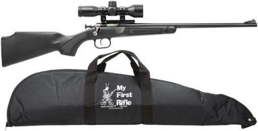 Buy Keystone Crickett 22LR, Scope/Case, 16.1", Synthetic Black Stock Blued