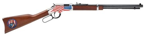 Buy Henry Golden Boy, .22 Short/Long/LR, 20" Barrel, 16rd LR / 21rd Short, American Walnut, Stand For the Flag