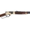 Buy Henry Side Gate Lever Action, .410 Ga, 2.5" Chamber, 20" Barrle, Brass Receiver, Walnut Stock, 5Rd, Fully Adjustable Semi-Buckhorn Sights