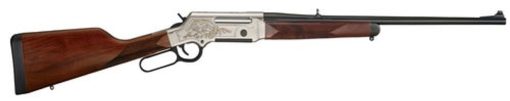 Buy Henry Long Ranger Deluxe .308/7.62, 20" Barrel, Checkered Straight Grip Stock, Nickel Plated /w 24K Gold Inlay, 4rd