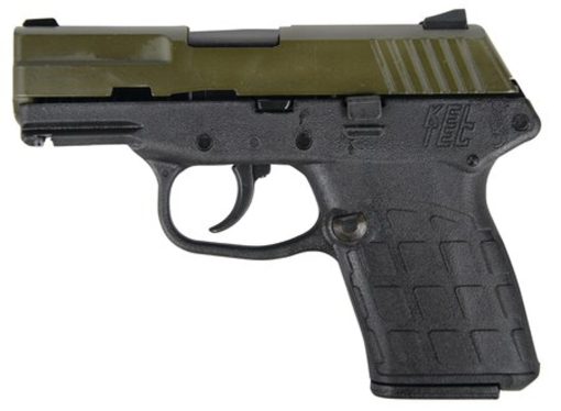 Buy Kel-Tech PF9, 9mm, 3.1" Barrel, Green Cerakote Slide, Black Frame, 7rd