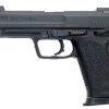 Buy HK USP Tactical, V1, DA/SA, Full Size, 45ACP, 5.09" Threaded Barrel, Polymer Frame, Black, 3 Dot Sights, Safety/Decocker, 12Rd, 2 Magazines