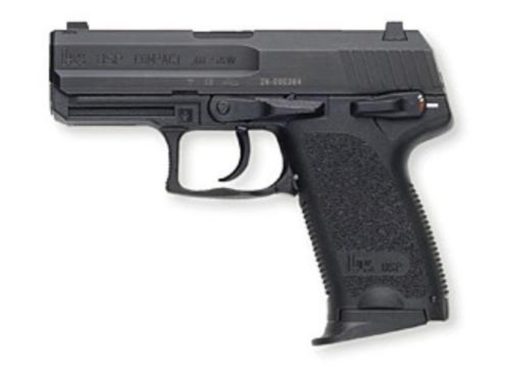 Buy HK USP40 Compact (V1) DA/SA, safety/decocking lever on left, three 12rd magazines and night sights