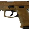 Buy HK VP9SK, 9mm, 3.39" Barrel Brown Cerakote Slide, Flat Dark Earth Frame, 2- 10rd Mags