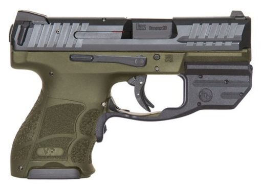 Buy HK VP9 SK LE Crimson Trace Red Laser 9mm 3.39" Barrel OD Grip OD Green Polymer Frame 10rd Mag