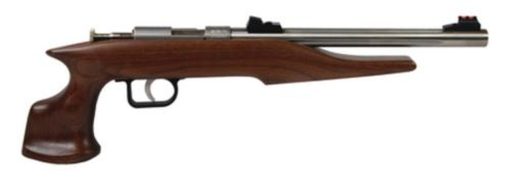 Buy Chipmunk Hunter Bolt Action Pistol 22LR 10.5 Inch Fluted Barrel Stainless Steel Finish Walnut Barracuda Stock