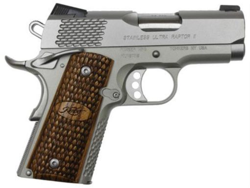 Buy Kimber Stainless Ultra Raptor II, 9mm, 3", Satin Stainless Slide