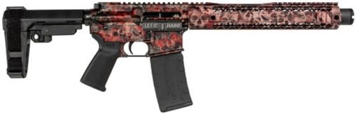 Buy Black Rain Crypt AR Pistol .300 Blackout, 10.5" Barrel, Rubber Red Skulls, 30rd