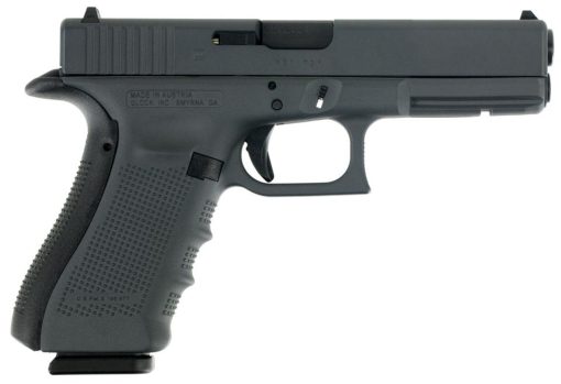 Buy Glock G17 Gen4 9mm 4.48" Barrel Gray Interchangeable Backstrap Grip Gray 17rd Mag