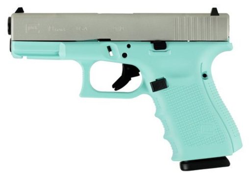 Buy Glock G19 Gen 4, 9mm, 4.01" Barrel, 15rd, Robin Egg Blue