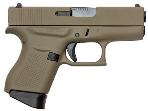 Buy Glock G43, 9mm, 3.41" Barrel, 6rd, Flat Dark Earth, US Made