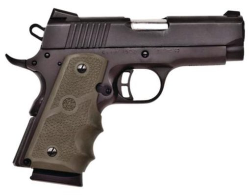 Buy Citadel M-1911 Compact 45 ACP 3.5" Barrel Matte Black Hogue Grip Green 7rd