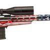 Buy Howa APC .243 Win Scope Combo, 24" #6 Threaded Barrel, 4-16x50mm Nikko Stirling Scope, Mag Kit, Hogue Grip, LUTH-AR MBA-4 Stock, American Flag, 10rd