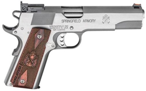 Buy Springfield Range Officer 9mm, 5", Adjustable Sights, Stainless Steel