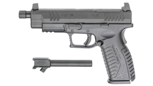 Buy Springfield XDM OSP (Optical Sight Pistol), Full Size, 9MM, 5.3" Threaded Barrel, 2x19Rd, 2 Mags 4.5" Non-Threaded Barrel Included