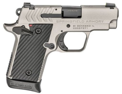 Buy Springfield 911, .380 ACP, 2.7" Barrel, 7rd, Tritium Night Sights, Titanium Gray