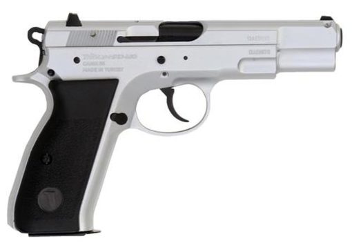 Buy TriStar S-120 Pistol 9mm 4.7" Barrel, Black Checkered Grips Chrome, 17rd