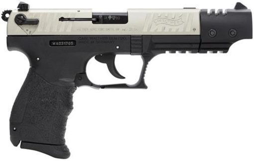 Buy Walther P22 Target .22 L.R. 5" Barrel Nickel 10 Round, 2 Mags