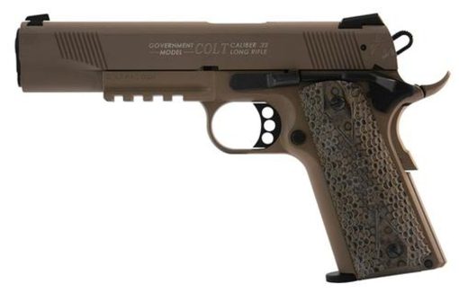 Buy Walther Colt 1911 .22 L.R. Rail Gun Flat Dark Earth 12 Round, 1 Mag